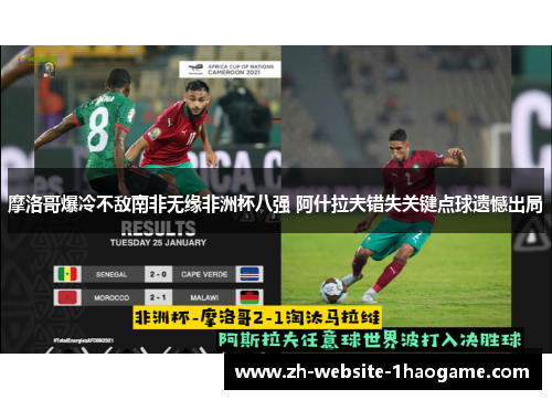 摩洛哥爆冷不敌南非无缘非洲杯八强 阿什拉夫错失关键点球遗憾出局 摩洛哥爆冷不敌南非无缘非洲杯八强 阿什拉夫错失关键点球遗憾出局